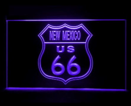 New Mexico Route 66 LED Neon Sign